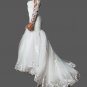 Custom Lace Applique & Tulle Mermaid Wedding Gown All Sizes