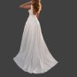 Custom Minimalist Hollywood Glamour Satin A Line Wedding Gown All Sizes