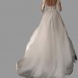 Custom Summer Flowy Tulle/Lace Applique A Line Wedding Gown All Sizes
