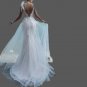 Custom Illusion Lace Applique/Tulle A Line Wedding Gown All Sizes