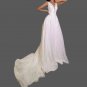 Custom Sparkle Tulle Pearl Accent A Line Wedding Gown All Sizes
