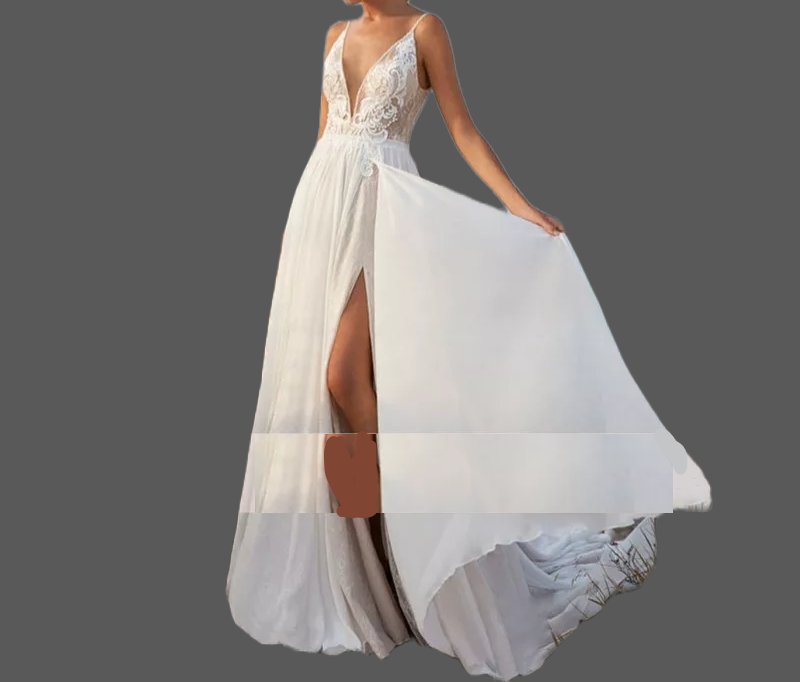 Custom (Gothic) Summer Sexy Tulle/Lace Applique Sheath Wedding Gown All Sizes