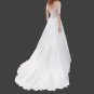 Custom (Gothic) Vintage Fan Lace/Chiffon Sheath Wedding Gown All Sizes