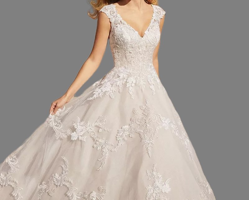 Custom Vintage Lace A Line Wedding Gown All Sizes