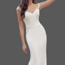 Custom Minimalist Simple Satin Fit & Flair Wedding Gown All Sizes