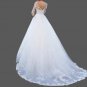 Custom (Gothic) Vintage Lace/Tulle A Line Wedding Gown All Sizes