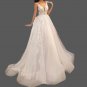 Custom Lace Applique/Tulle Summer A Line Wedding Gown All Sizes