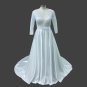 Custom Classic/Elegant Satin/Lace A Line Wedding Gown All Sizes