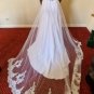 Custom (Gothic) Custom Dramatic Train Lace/Satin Fit & Flair Wedding Gown All Sizes