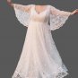 Custom Applique Tulle Boho  A Line Wedding Gown All Sizes