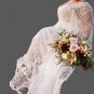 Custom Applique Tulle Boho  A Line Wedding Gown All Sizes