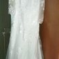 Custom Classic Satin Lined Lace Appliques A Line Wedding Gown All Sizes