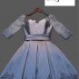 Custom Vintage Embroidered Lace/Satin Elopement Wedding Dress All Sizes