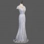 Custom Bling 1920s Gatsby Style Fit & Flair Wedding Gown All Sizes