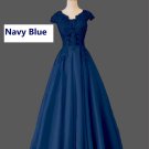 Custom Pearl Detail Illusion Bodice Satin A Line Wedding Gown All Sizes