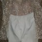 Sparkly Tulle Illusion & Satin Bridal Jumpsuit All Sizes/Colors