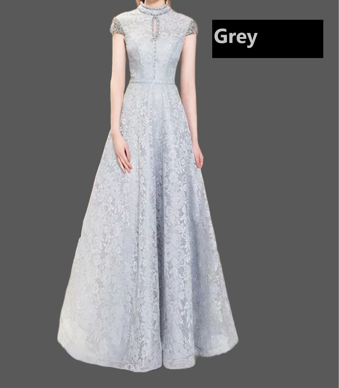 Custom Bling Accent Lace A Line Wedding Gown All Sizes