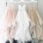 Custom Glitter Tulle Organza A Line Wedding Gown All Sizes