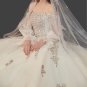 Custom Champagne Couture Sequined Lace Tulle Royal Train Ball Wedding Gown All Sizes