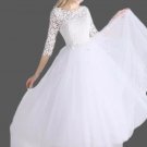 Custom Vintage 60s Style Lace/Tulle Tea Length Wedding Dress All Sizes