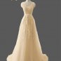 Custom Lace Applique & Tulle A Line Wedding Gown All Sizes