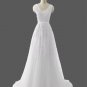 Custom Lace Applique & Tulle A Line Wedding Gown All Sizes