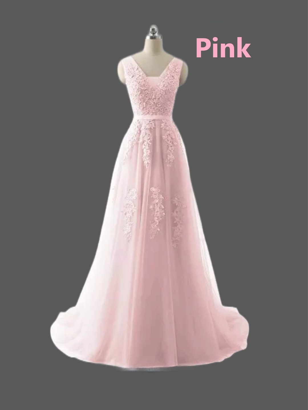 Custom Lace Applique & Tulle A Line Wedding Gown All Sizes