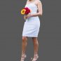 Custom Lace Over Satin Mini Wedding Dress All Sizes