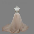 Custom Open Side Tulle A Line Detachable Wedding Skirt All Sizes