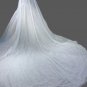 Custom Celestial Hooded Tulle Cape Cathedral Length