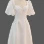Custom Vintage Pearl Accent Satin/Tulle A Line Wedding Gown All Sizes