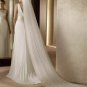 Simple Layered Tulle Long Wedding Veil