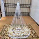 Tiered Lace Edge Tulle Long Wedding Veil