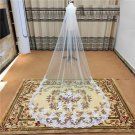 Lace Edge Tulle Long Wedding Veil