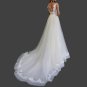 Custom Lace/Organza Modern A Line Wedding Gown All Sizes/Colors