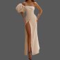 Custom Made Rhinestone Accented Sheath Wedding Gown All Sizes/Colors
