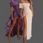 Custom Made Rhinestone Accented Sheath Wedding Gown All Sizes/Colors