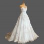 Custom Floral Printed Tulle A Line Wedding Gown All Sizes/Colors