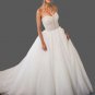 Custom Sparkle Bodice/Glitter Tulle Ball Wedding Gown All Sizes/Colors