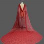 Sequin/Pearl Watteau Train/Shoulder Veil All Length/Color