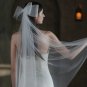 Clip On Tulle Wedding Bow