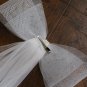 Clip On Tulle Wedding Bow