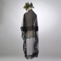 Antique Lace Trim Wedding Veil w/ Blusher Lengths/Colors