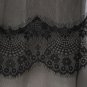 Antique Lace Trim Wedding Veil w/ Blusher Lengths/Colors