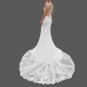 Lace Illusion Neckline Fit & Flare Wedding Gown All Sizes/Colors