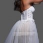 Sparkle Tulle A Line Wedding Gown Detach Sleeves All Sizes/Colors