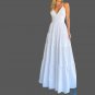 Simple Satin Summer A Line Wedding Gown All Sizes/Colors