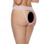 Crotchless Pearl Accent Lace Panty