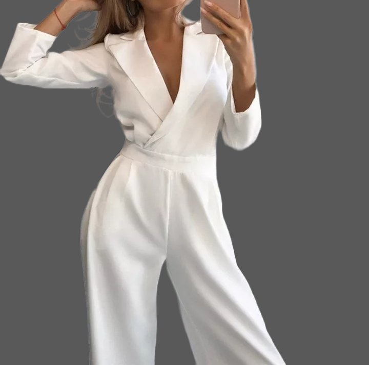 Satin Pantsuit Style Wedding Jumpsuit All Sizes/Colors