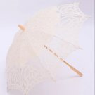 Embroidered Cotton Parasol